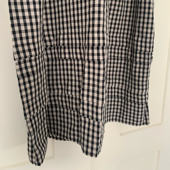 Caron Callahan Gail Dress in Black & White Gingham - Picture 4 of 8